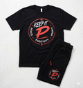 Black Keep it P Short Set